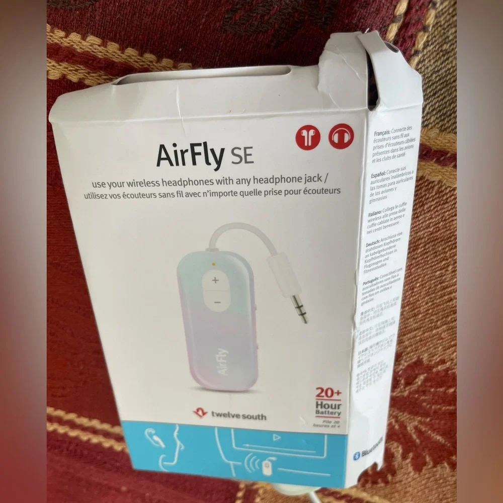 Twelve South AirFly SE Bluetooth Wireless Audio Transmitter Receiver For AirPods